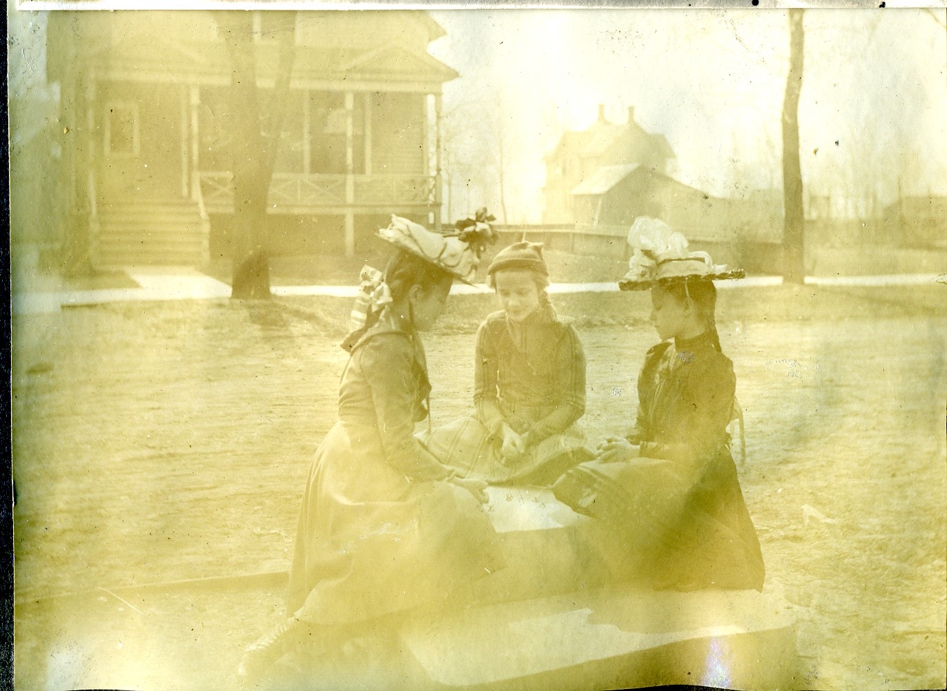 Playing Jacks in Morgan Park, Illinois, 1890s