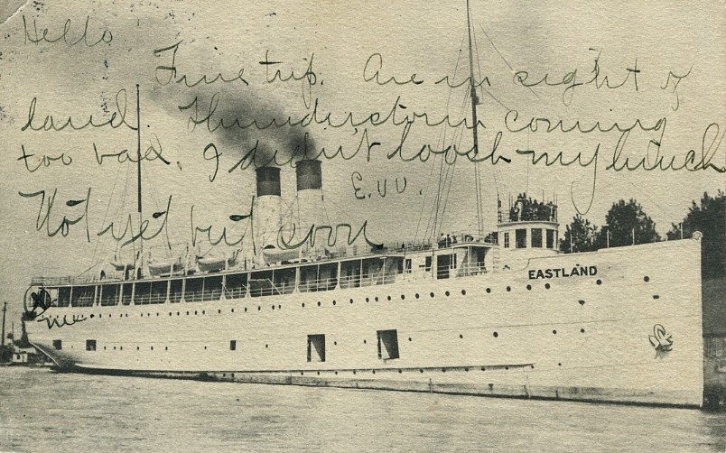 Eastland postcard front and back